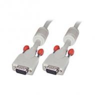 LINDY VGA Kabel M / M, cool grey 1m HD 15 M / M, DDC-fähig (36341)