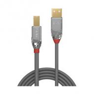 LINDY 2m USB 2.0 Typ A an B Kabel Cromo Line 480 Mbit / s (36642)