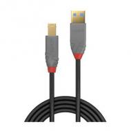 LINDY 5m USB 3.0 Typ A an B Kabel Anthra Line 5Gbit / s (36744)