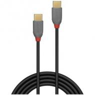LINDY 1m USB 3.1 Typ C Kabel 3A Anthra Line (36871)