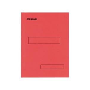 Einstellmappe mit 2 Klappen, rot 721020