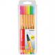Fineliner point88®, 6er Neon-Etui EO8815-1