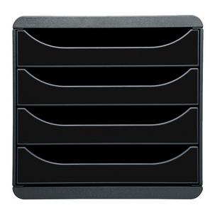 Schubladenbox BIG-BOX, schwarz / schwarz glänzend 3104214D