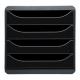 Schubladenbox BIG-BOX, schwarz / weiß glänzend 3104214D