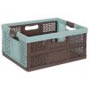 Profi-Klappbox "lea", mint / taupe