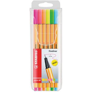 Fineliner point88®, 6er Neon-Etui EO88/6-1