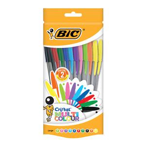 Kugelschreiber Cristal Large Multicolor, 10er Beutel 524180