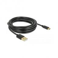 DELOCK USB 2.0 Kabel Typ-A zu Type-C 4 m (83669)