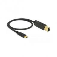 DELOCK USB 3.1 Gen 2 10 Gbps Kabel Type-C zu Typ-B 0,5 m (83674)