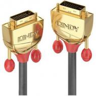 LINDY 2m DVI-D Dual Link Kabel Gold Line Digital Dual Link Stecker 24+1 (36202)