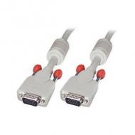 LINDY VGA Kabel M / M, cool grey 7,5m HD15 M / M, DDC-fhig (36345)