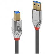 LINDY 0,5m USB 3.0 Typ A an B Kabel Cromo Line 5 Gbit / s (36660)