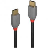 LINDY 0,5m USB 2.0 Typ C Kabel 3A Anthra Line (36870)