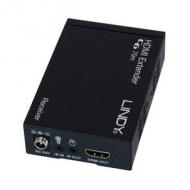 LINDY 70m C6 HDMI 4K Extender mit HDBaseT Technologie. Uebertraegt HDMI und IR Signale (38139)