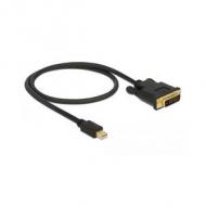 DELOCK Kabel mini Displayport 1.1 Stecker DVI 24+1 Stecker 0,5 m (83987)