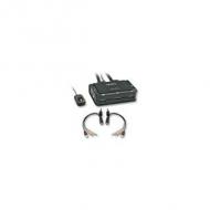 LINDY HDMI KVM Switch 2 Port USB 2.0 Compact. HDMI 3D und 4K60 kompatibel USB 2.0 Audio / Mikrofon (42340)
