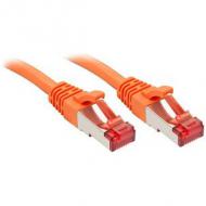 LINDY Cat.6 S/FTP Kabel, orange, 0,5m Patchkabel (47806)