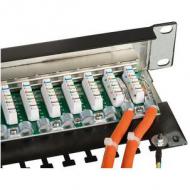 LINDY Cat.6 Patchpanel 24p STP 1HE schwarz (25990)