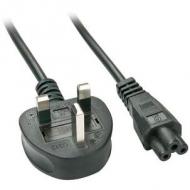 LINDY 2m UK Netzstecker an IEC C5 (30409)