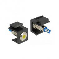 DELOCK Keystone LED gelb 6 V flach schwarz (86462)