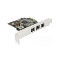 DELOCK PCI Express Karte 3 x extern FireWire B + 1 x intern FireWire A (89864)