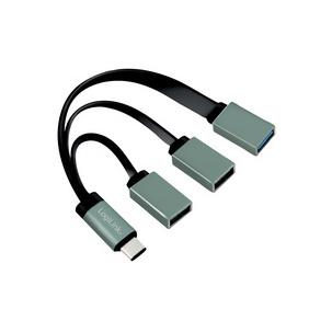 USB 3.0 Hub mit USB-C 3.1 Gen1 Anschluss, 3 Port  UA0315