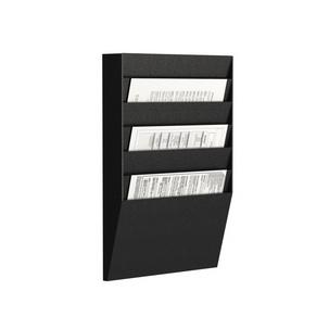 Wand-Sortiertafel, schwarz A4H1x6.01