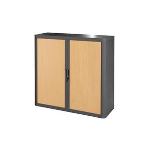 Rollladenschrank, anthrazit / buche E1CT0009400029