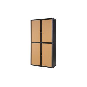 Rollladenschrank, schwarz / buche E2CT0005100043