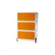 Rollcontainer, weiß / weiß EBGHX3.23