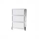 Rollcontainer, weiß / weiß EBGHX3.23
