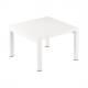 Loungetisch easyDesk quadratisch, buche / weiß T114.13.23