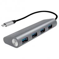 USB 3.0 Hub mit USB-C 3.1 Gen1 Anschluss, 4 Port