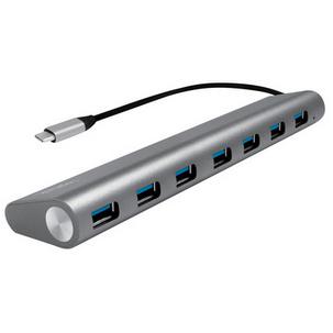 USB 3.0 Hub mit USB-C 3.1 Gen1 Anschluss, 7 Port UA0310