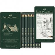 Bleistift CASTELL 9000, 12er Metalletui