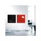 Glas-Magnettafel "artverum" Colour, rot GL158