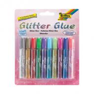 Glitzerkleber "Glitterglue" - 10 x 9,5 ml