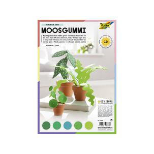 Moosgummi TON IN TON MIX, grün 231094