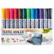 Textilmarker, 12er Set 580