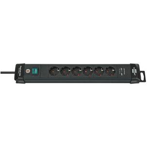 Steckdosenleiste Premium-Line, 6-fach mit Schalter - USB-Anschluss 1951160602