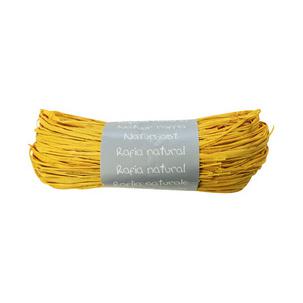 Raffia-Naturbast, zitronengelb 196015C