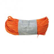 Raffia-Naturbast, orange