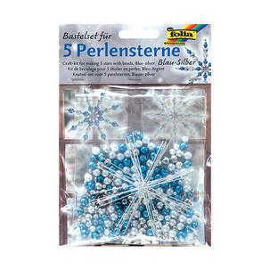 Perlensterne-Set "Blau-Silber" 12530