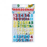 Moosgummi Glitter-Sticker "Zahlen"