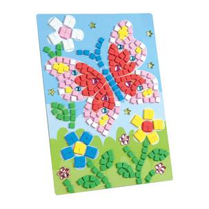 Moosgummi-Mosaik "Schmetterling", in Anwendung 23803