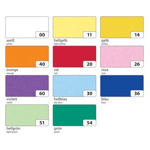Transparentpapier, Farbkarte 87040