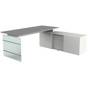 Komplett-Arbeitsplatz "LUGANO", graphit 11433612