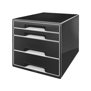 Schubladenbox CUBE, schwarz / weiß 5252-10-95
