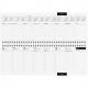 Tischkalender "Sequenz", blau 7036511036