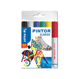 Pigmentmarker PINTOR, 6er set "CLASSIC MIX" 517405